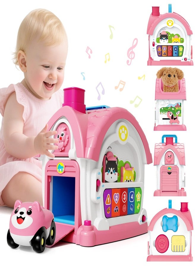 spring flower SpringFlower Baby Toddler Toys for 1 Year Old Girls, Montessori Musical Toddler Toys for 12-18 Months Kids, Musical Learning House for Infant Toddlers 1 2 3 Years Old Baby Girl Gifts - Image 1